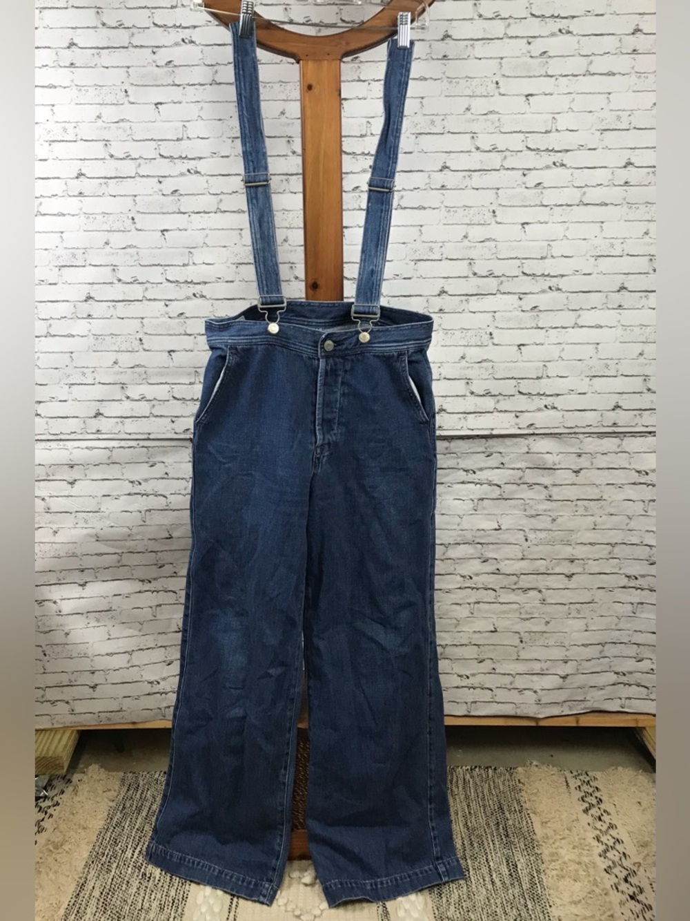 GAP | Light Blue Denim Overalls with Adjustable Straps size 27/4r